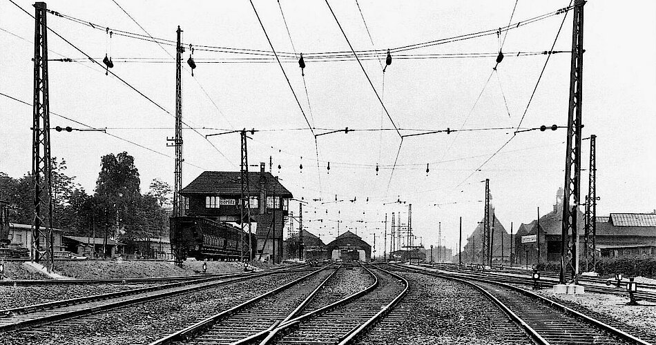 Ansicht Görlitzer Bahnhof, Aufnahme 1923